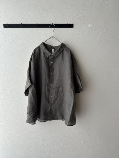 画像4: prit 160/1ラミー ５分袖レギュラービッグシャツ 【クリックポスト（185円）発送可能】