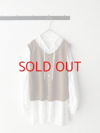 nouvelles du paradis カットワークレース 2wayレースベスト