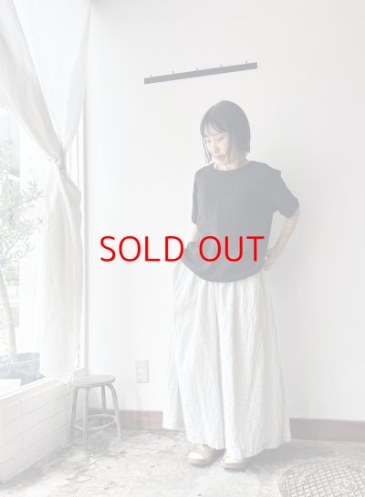 画像2: NATURAL LAUNDRY リネンサッカーストライプ T【クリックポスト（185円）発送可能】