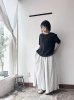 画像2: NATURAL LAUNDRY リネンサッカーストライプ T【クリックポスト（185円）発送可能】 (2)