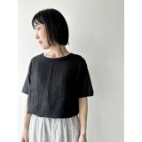 NATURAL LAUNDRY リネンサッカーストライプ T【クリックポスト（185円）発送可能】
