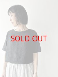 NATURAL LAUNDRY リネンサッカーストライプ T【クリックポスト（185円）発送可能】