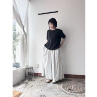 Luminaes 綿麻ピンチェック ハカマPT
