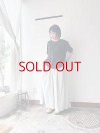 Luminaes 綿麻ピンチェック ハカマPT