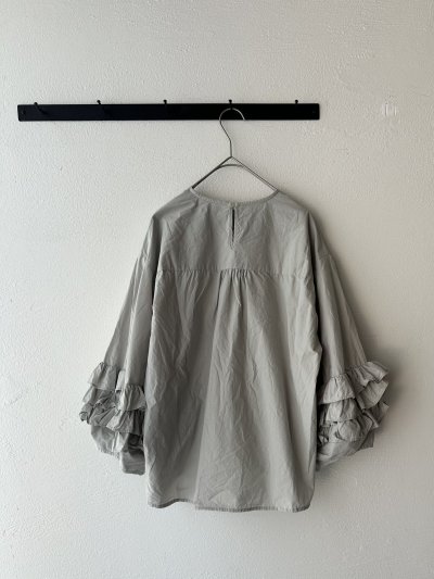 画像5: Gauze# FRILL SLEEVE BLOUSE