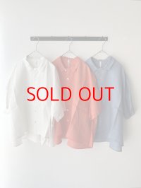 grin 40リネンスクエア6分袖シャツ【クリックポスト（185円）発送可能】