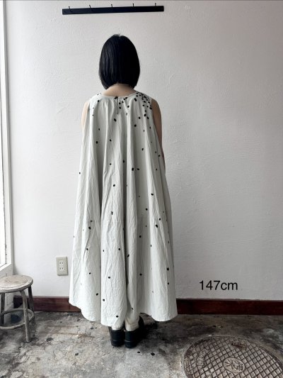 画像3: *sale30%off* Veritecoeur ペイント柄サークルワンピース