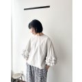 Gauze# FRILL SLEEVE BLOUSE
