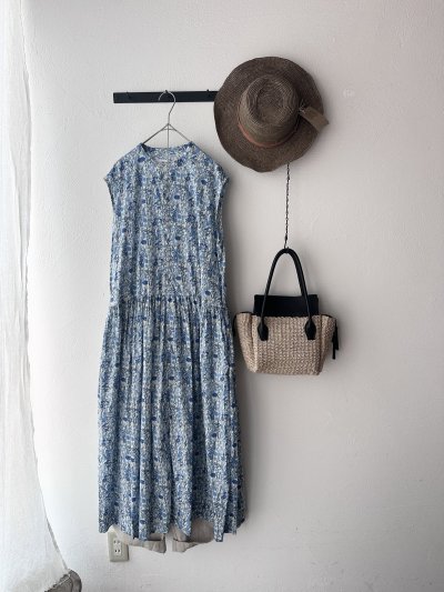 画像2: Véritécoeur LIBERTY PRINT ノースリーブワンピース