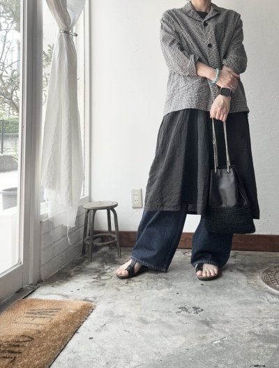 画像1: Vlas Blomme Cotton Seersucker ジャケット