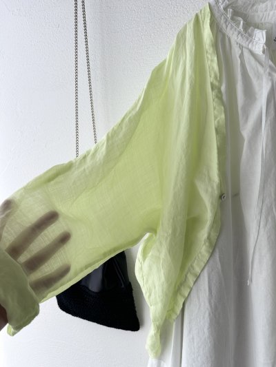 画像4: prit 160/1ラミー ワンボタンカーディガン 【クリックポスト（185円）発送可能】
