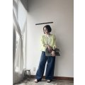 prit 160/1ラミー ワンボタンカーディガン 【クリックポスト（185円）発送可能】