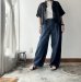 画像2: prit 160/1ラミー ５分袖レギュラービッグシャツ 【クリックポスト（185円）発送可能】 (2)