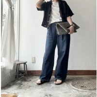 prit 160/1ラミー ５分袖レギュラービッグシャツ 【クリックポスト（185円）発送可能】