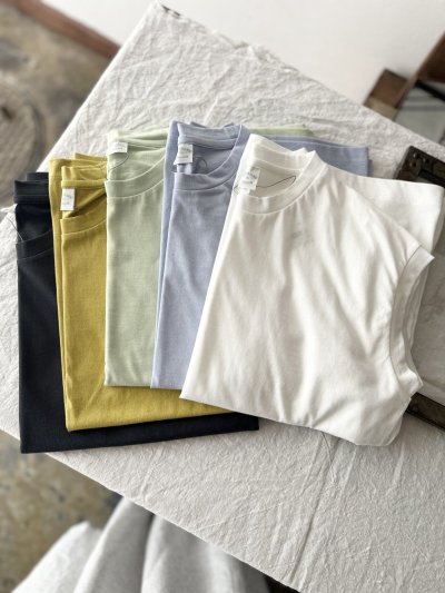画像2: nouvelles du paradis トロワ天竺 フレンチTシャツ【クリックポスト（185円）発送可能】