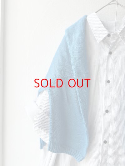 画像2: *sale50%off* nouvelles du paradis ストライプクロス シャツワンピース【クリックポスト（185円）発送可能】