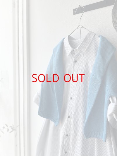 画像3: *sale50%off* nouvelles du paradis ストライプクロス シャツワンピース【クリックポスト（185円）発送可能】