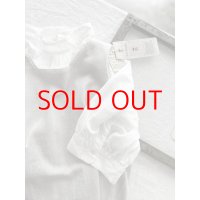 *sale40%off* prit 80/1ローン ５分袖スタンドカラープルオーバー【クリックポスト（185円）発送可能】