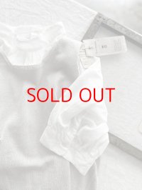 *sale40%off* prit 80/1ローン ５分袖スタンドカラープルオーバー【クリックポスト（185円）発送可能】