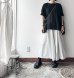 画像2: 【予約販売 ; ８月中旬】Luminaes 手染めリネン 後ろギャザープルオーバー (2)