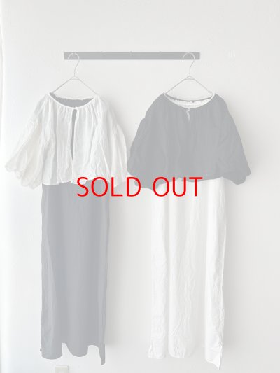 画像6: Gauze# KHADI COTTON LINEN GATHER BORRERO