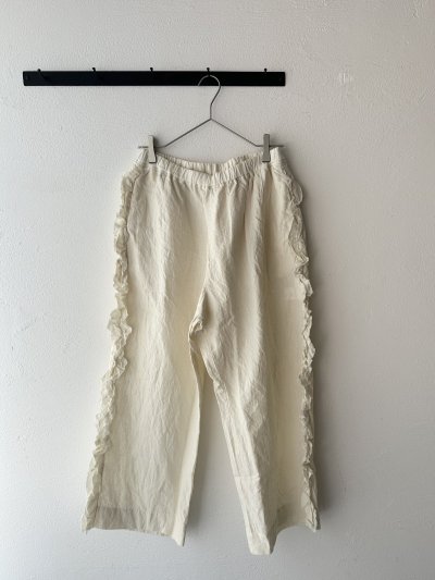 画像1: Gauze# LINEN VIVIENNE PANTS