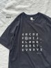画像4: (g) TENJIKU PRINT Tee ALPHABET (4)