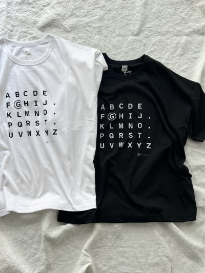 画像1: (g) TENJIKU PRINT Tee ALPHABET