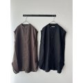 Vlas Blomme フレンチスリーブ チュニックシャツ