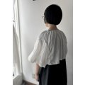 Gauze# KHADI COTTON LINEN GATHER BORRERO
