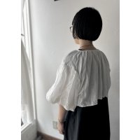 Gauze# KHADI COTTON LINEN GATHER BORRERO