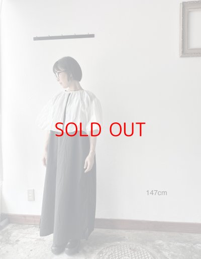 画像2: Gauze# KHADI COTTON LINEN GATHER BORRERO