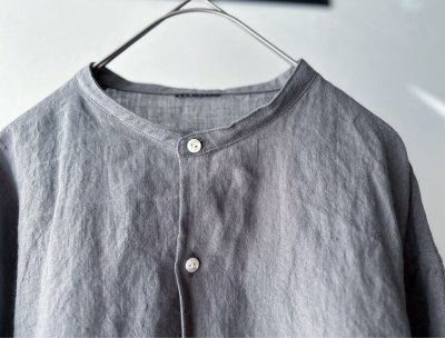 画像3: Luminaes 1/60手染めリネン ロングシャツ 【unisex】