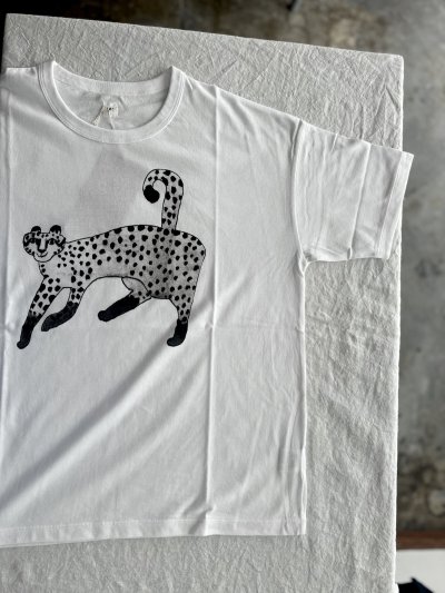 画像2: (g) TENJIKU PRINT Tee CHEETAH