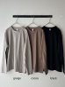 画像2: prit 30/1リサイクルムラ糸天竺クルーネックプルオーバー (2)