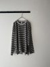 画像3: prit 30/1リサイクルムラ糸天竺ボーダー クルーネックプルオーバー (3)