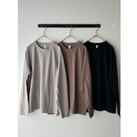 prit 30/1リサイクルムラ糸天竺クルーネックプルオーバー