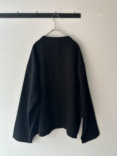 画像10: prit 25/1フレンチリネンツイル起毛 ノーカラージャケット