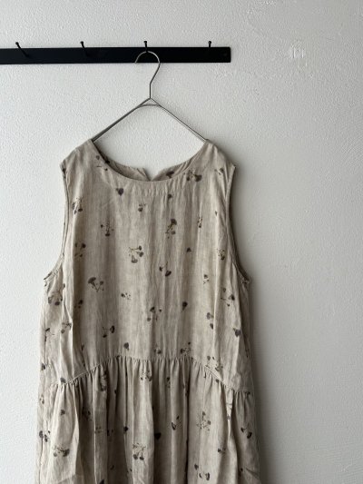 画像2: Vlas Blomme Wildflower Printed ノースリーブドレス