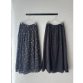 nouvelles du paradis ドットカットジャガード ギャザースカート