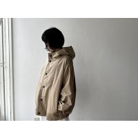prit 甘撚オックス フーディーブルゾン