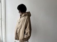prit 甘撚オックス フーディーブルゾン