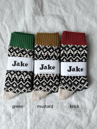 画像2: Jake エタージュソックス (25~27cm)【３足までクリックポスト可】