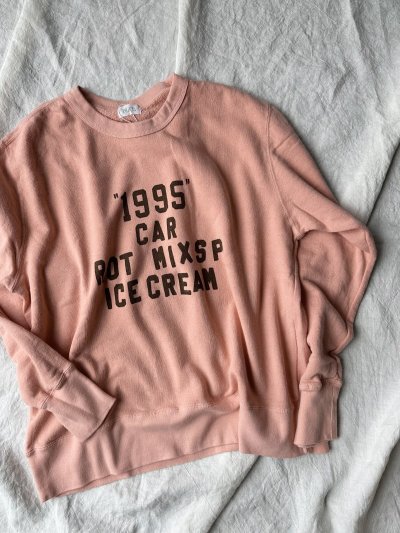 画像6: NATURAL LAUNDRY コットンリネン裏毛 キャロットプリントプルオーバー