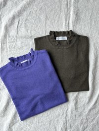 【新色入荷】nouvelles du paradis ムーコットンフリルハイネック