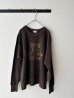 画像9: NATURAL LAUNDRY コットンリネン裏毛 キャロットプリントプルオーバー (9)