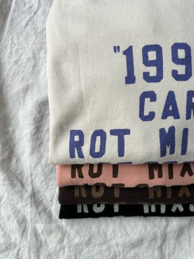 画像15: NATURAL LAUNDRY コットンリネン裏毛 キャロットプリントプルオーバー