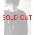 Luminaes_accessory ミルクガラスのメタルネックレス