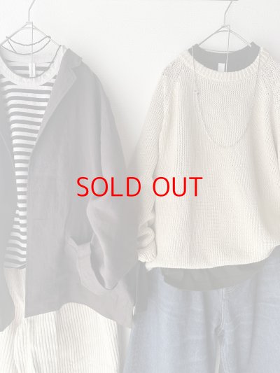 画像14: Luminaes_accessory メタルビーズとメタルチェーンのロングネックレス