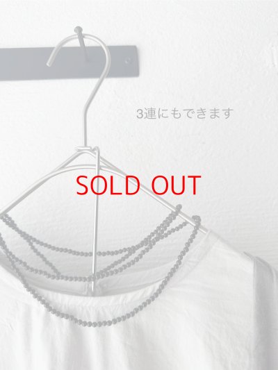 画像7: Luminaes_accessory オニキスのロングネックレス